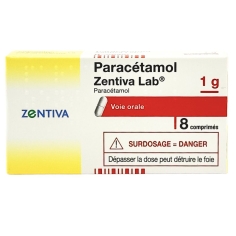 ZENTIVA - Paracétamol  1000 mg  Dès 50 kg - 8 Comprimés