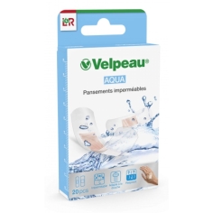 VELPEAU - Pansements Imperméables  - Velpeau Aqua - 20 Pansements