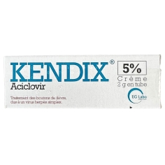 KENDIX - 5% Crème Bouton de Fièvre  - Tube de 2 g