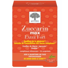 New Nordic - Zuccarin Max Extra Fort Feuilles de Mûrier - 90 comprimés