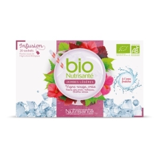 NUTRISANTE BIO Tisane - Infusion Froide Jambes Légères (20 sachets)