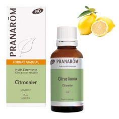 huile essentielle citronnier bio citrus limon zeste limonene drainage digestif antiseptique naturel detox tonique
