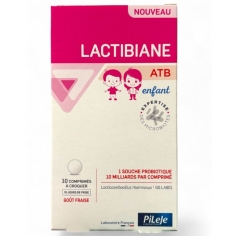 PILEJE - Lactibiane ATB Enfant - 10 comprimés goût fraise