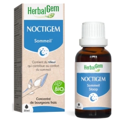 HerbalGem NoctiGem Bio 30 ml complexe sommeil gemmotherapie bourgeons tilleul figuier