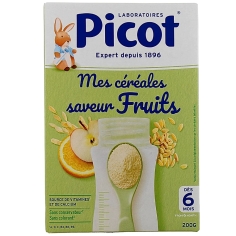 PICOT - Mes Céréales - Saveur Fruits - Dès 6mois - 200g