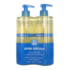URIAGE XEMOSE Huile Lavante Apaisante (2x500ml)