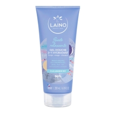 LAINO - Gel douche 3 en 1 Hydratant à la Lavande Bio Sieste relaxante - 200 ml