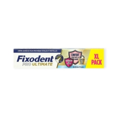 Fixodent Pro Ultimate - Crème adhésive Anti-particules, Menthe douce 57g