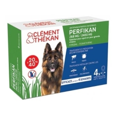 Clément Thékan Perfikan Antiparasitaire Grands Chiens 4 pipettes