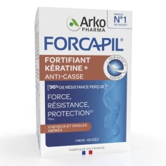 ARKOPHARMA - Forcapil Fortifiant Kératine+ Anti-Casse - 60/180 Gélules