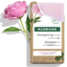 KLORANE - Shampoing Solide à La Pivoine BIO - 80g