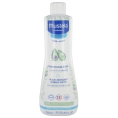 MUSTELA Bain Mousse Éveil à l'Avocat : Bébé Peau Normale (750 ml)