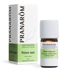 poivre noir huile essentielle pranarom stimulante tonique energie stress sevrage tabac diffusion graines