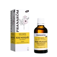 huile vegetale rose musquee bio pranarom anti age rides vergetures peau mature regeneration eclat elasticite