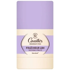 CAVAILLES - Déodorant Stick 48h Patchouli Fruité - 50ml - Protège efficacement des odeurs pendant 48h pour une fraîcheur durable, adapté à toutes les aisselles, même épilées ou rasées.