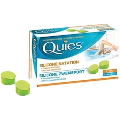 QUIES - Protection Auriculaire Adulte Spécial Natation en Silicone - 3 paires