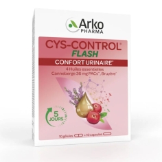 CYS-CONTROL Confort urinaire Flash 5 jours - 10 Gélules + 10 Capsules