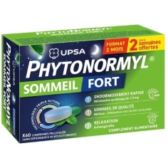 UPSA - Phytonormyl Sommeil Fort 1,9 mg de mélatonine - 60 Comprimés