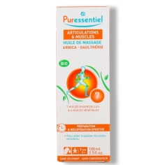 PURESSENTIEL - Huile De Massage BIO Effort Musculaire - Articulation Et Muscles - Spray