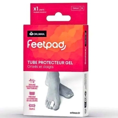 ORLIMAN FEETPAD - Tube Protecteur Gel - Orteils Et Doigts - 1 unité - 3 Tailles