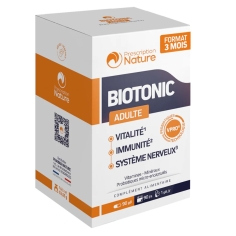Prescription Nature - BIOTONIC Adulte - 90 Gélules
