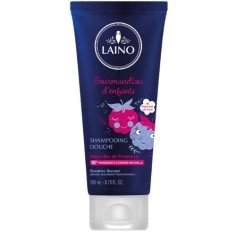 LAINO Shampooing douche mûre bio Gourmandises d'enfants (200 ml)