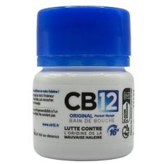 Flacon CB12 Original Bain de Bouche 50 ml - format voyage - anti-mauvaise haleine - sans alcool - fraîcheur 16h