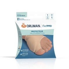 ORLIMAN FEETPAD - Protecteur Hallux Valgus Et Cors - 1 Unité - 2 Tailles
