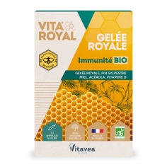 Vitavea Vita'Royal Immunité Gelée Royale Bio - 10 ampoules