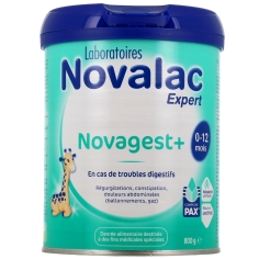 NOVALAC Novagest+ - Lait Infantile Troubles Digestifs  0-12 mois - 800gr
