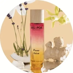 Hei Poa Eau de Parfum Power Heiva 50 ml parfum floral solaire épicé aux notes de monoï, lavande et jasmin"