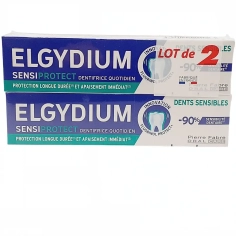 ELGYDIUM Sensiprotect dentifrice quotidien dents sensibles 2x75 ml