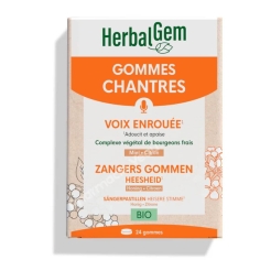HERBALGEM - Gommes Chantres Miel et Citron - 24 gommes