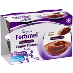FORTIMEL - Crème Protein 2 kcal/g saveur chocolat - 4x200 g