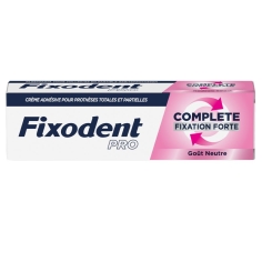 Fixodent Pro Complete NEUTRE Crème adhésive Prothèses Dentaires 47g