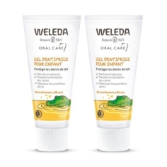 Weleda Gel Dentifrice Pour Enfant Bio 2x50 ml