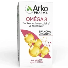 ARKOGELULES - Oméga 3 - Arkopharma - 60 capsules