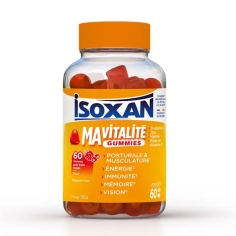 Isoxan Ma Vitalité 60 ans+ - 60 Gummies goût Fruits Rouges
