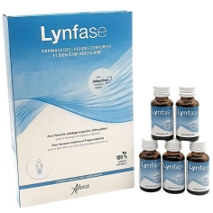 LYNFASE - Drainage des Liquides Corporels et Bien-Etre Vasculaire - 12 unidoses de 13,3gr - Aboca
