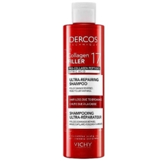 VICHY -  Dercos Collagen 17 Filler – Shampooing Ultra-Réparateur 200 ml