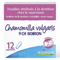 BOIRON - Chamomilla Vulgaris 9CH 12 Suppositoires