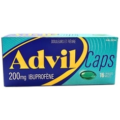 ADVIL CAPS -Ibuprofène Capsule Molle 200 mg - 16 Capsules Molles