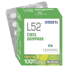 L52 États Grippaux (100 comprimés) Lehning
