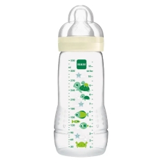 MAM 6m+ EASY ACTIVE Biberon 2e Age - Mer en Vert - 330 ml