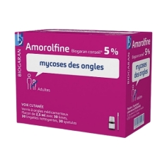 vernis antifongique ongles mycose traitement amorolfine biogaran onychomycose soin ongle