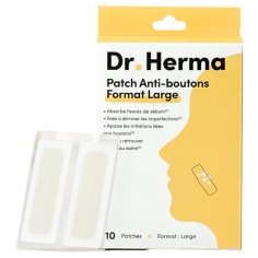 DR. HERMA - Patch Anti-Boutons Format Large X 10