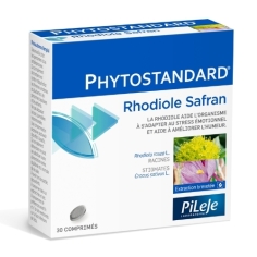 PHYTOSTANDARD Rhodiole & Safran 30 comprimés Pileje