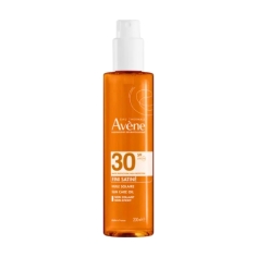 huile solaire spf30 protection uv uva uvb non collante resistant eau satin