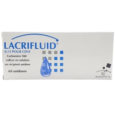 LACRIFLUID 0,13 pour cent - Collyre Sècheresse Oculaire - 60 unidoses