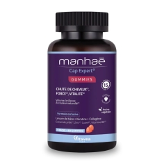 MANHAE - Cap Expert Gummies Chute de Cheveux Force et Vitalité - 2x60gummies